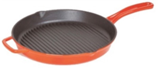 Hecha 11" Orange Round Grill Pan