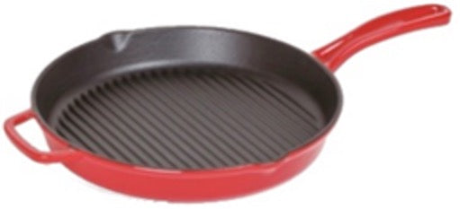 Hecha 11" Red Round Grill Pan