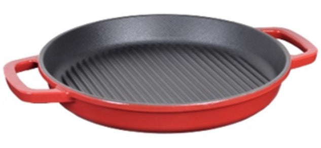 Hecha 12" Red Saute Grill Pan