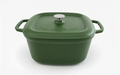 Hecha Ceramic Coated Casserole Pots with Lid 4qt