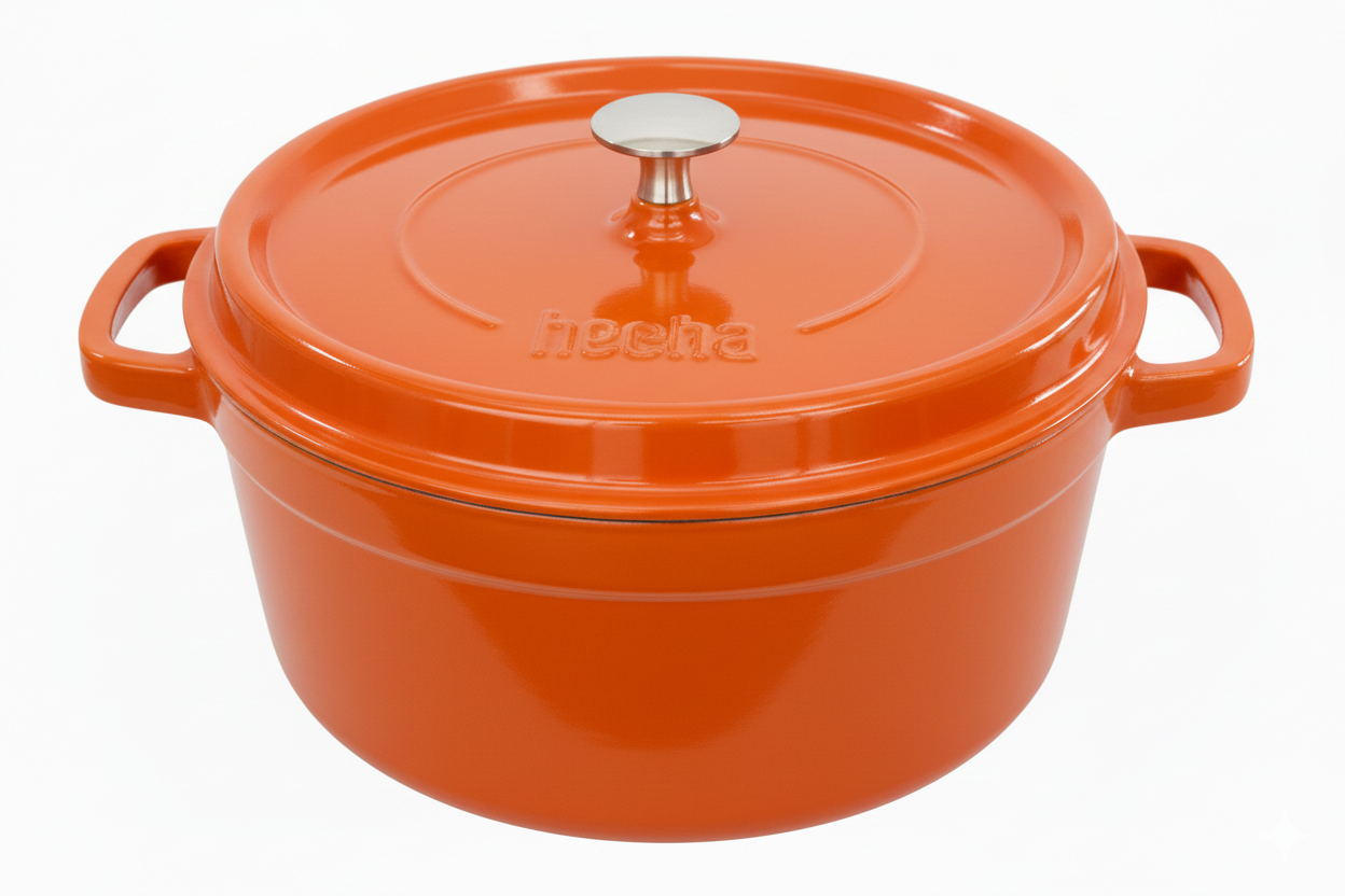 Hecha Enameled Cast Iron Dutch Ovens 4 1/2qt
