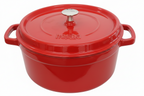 Hecha Enameled Cast Iron Round Dutch Ovens 3qt