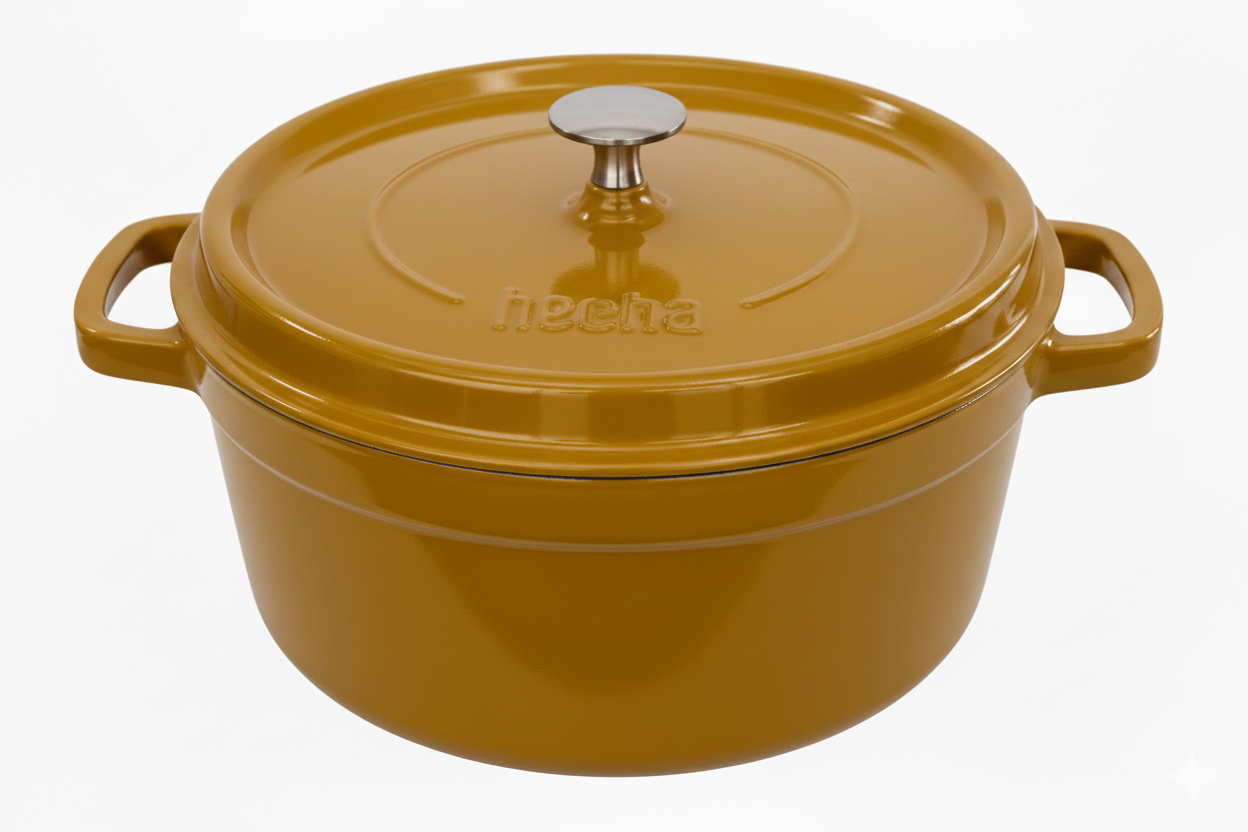 Hecha Enameled Cast Iron Dutch Ovens 4 1/2qt