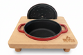 Hecha Tabletop Wood Pot Stands for Mini Cocottes