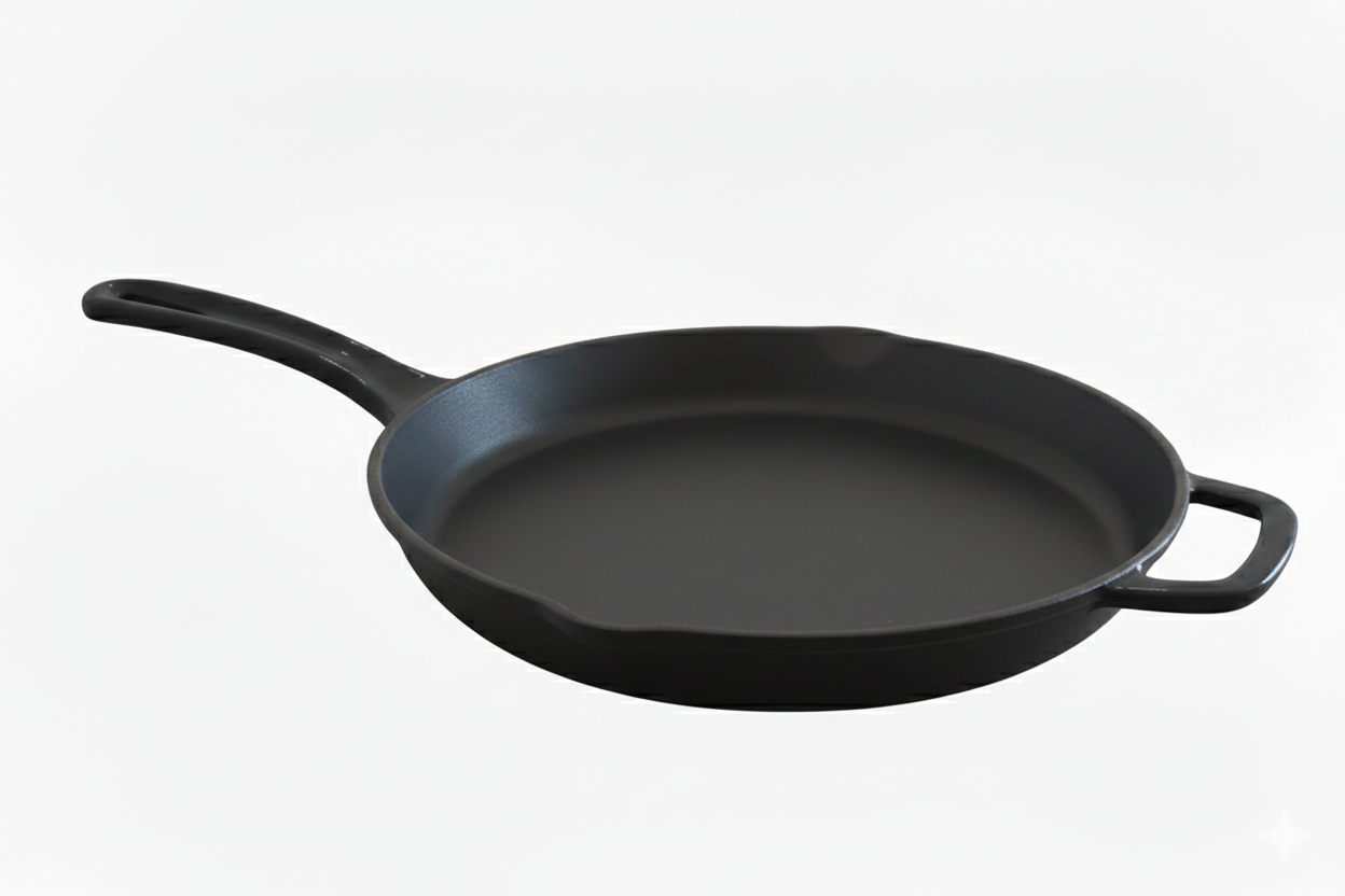 Hecha Enameled Cast Iron Round Skillet Pans 11"