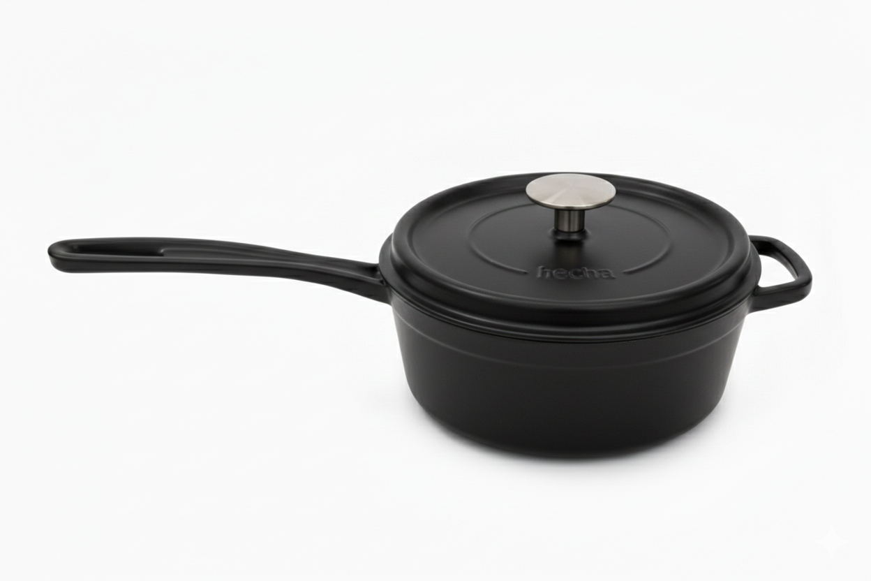 Hecha Enameled Cast Iron Sauce Pans 6"
