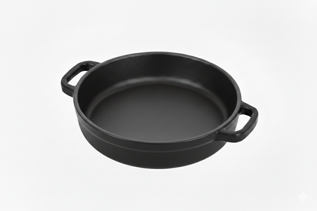Hecha Enameled Cast Iron Dual Handle Fry (Saute) Pans 8.5"