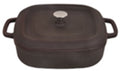 Hecha 4qt Matte Terracotta Shallow Ceramic Dutch Oven