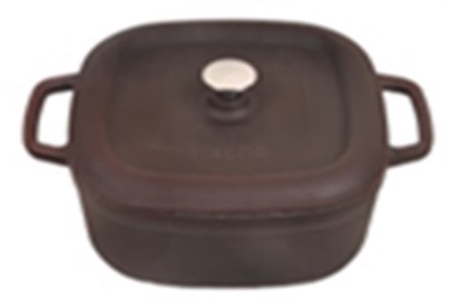 Hecha 4qt Matte Terracotta Ceramic Dutch Oven