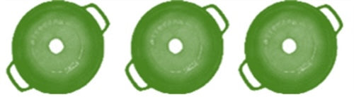 Hecha 5" Green Mini Cocottes (3Pcs)