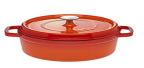 Hecha Orange Shallow Dutch Oven