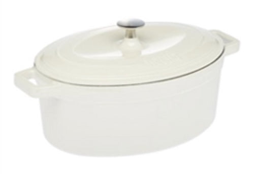 Hecha White Oval Dutch Oven