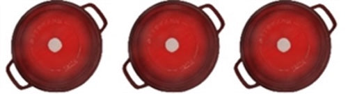 Hecha 5" Red Mini Cocottes (3Pcs)