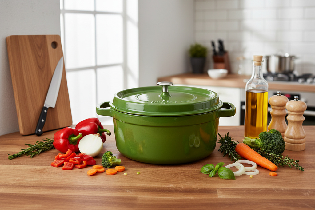 Hecha Enameled Cast Iron Dutch Ovens 4 1/2qt