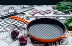 Hecha Enameled Cast Iron Round Grill Pans 11"
