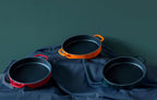 Hecha Enameled Cast Iron Dual Handle Fry (Saute) Pans 8.5"