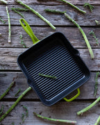 Hecha Enameled Cast Iron Square Grill Pans 11"